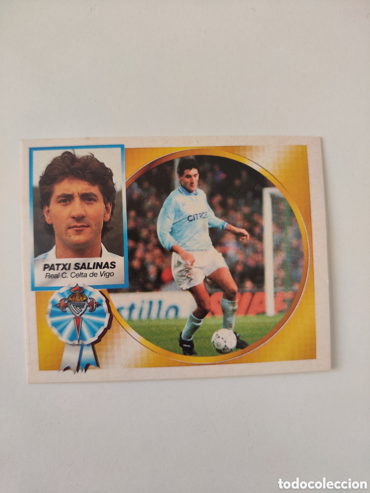 Cromos de F&uacute;tbol: Este 94 95 nuevo sin pegar muy buen estado Celta Vigo Patxi Salinas