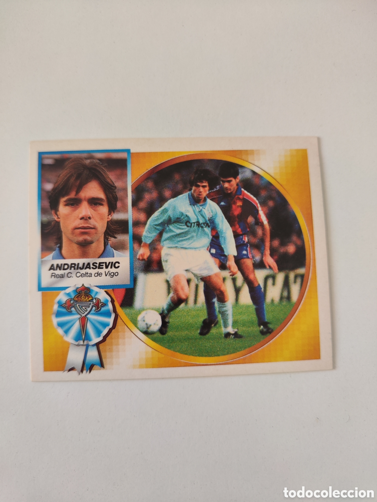 Cromos de F&uacute;tbol: Este 94 95 nuevo sin pegar impecable Celta Vigo Andrijasevic baja