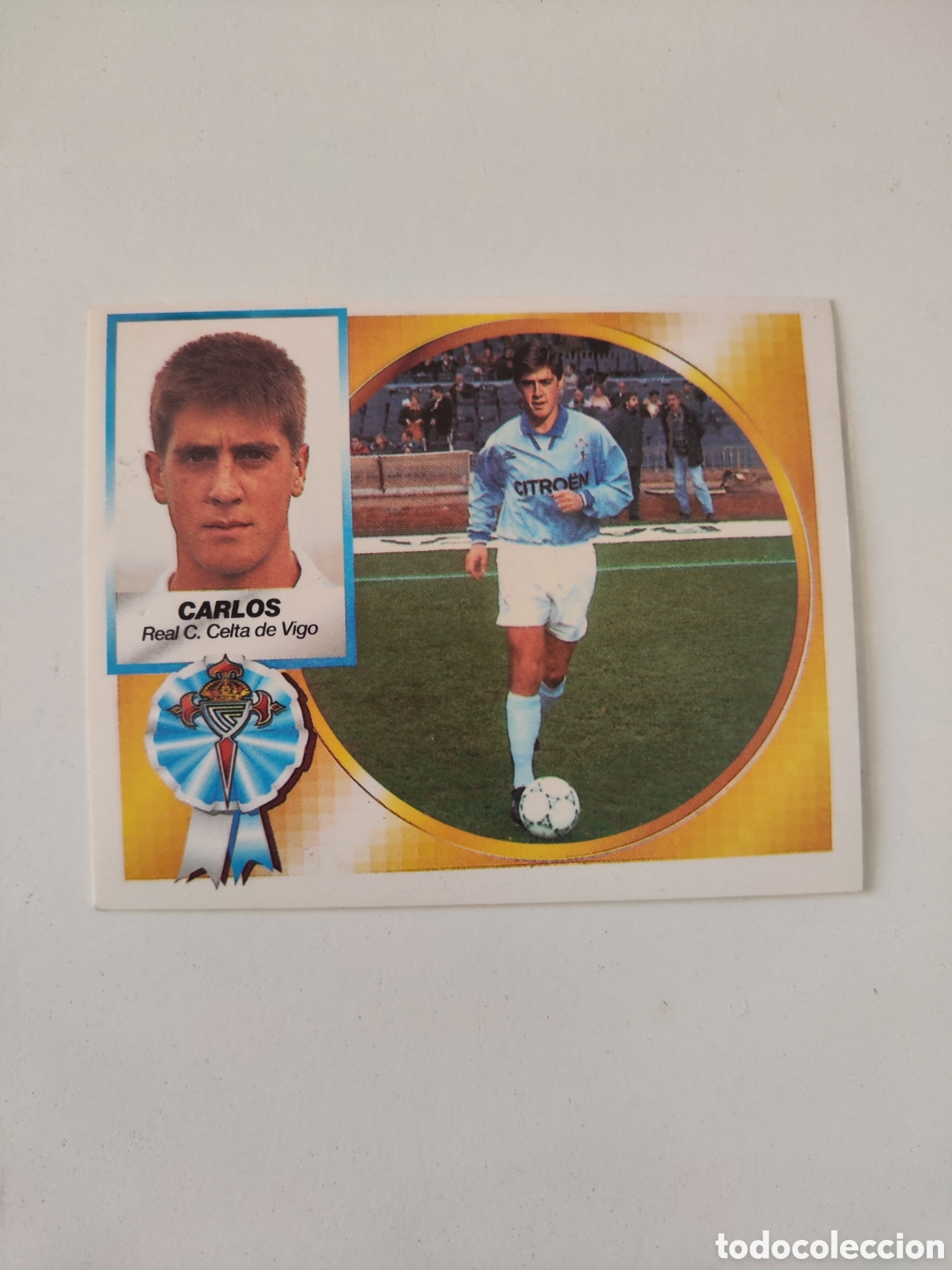 Cromos de F&uacute;tbol: Este 94 95 nuevo sin pegar impecable Celta Vigo Carlos