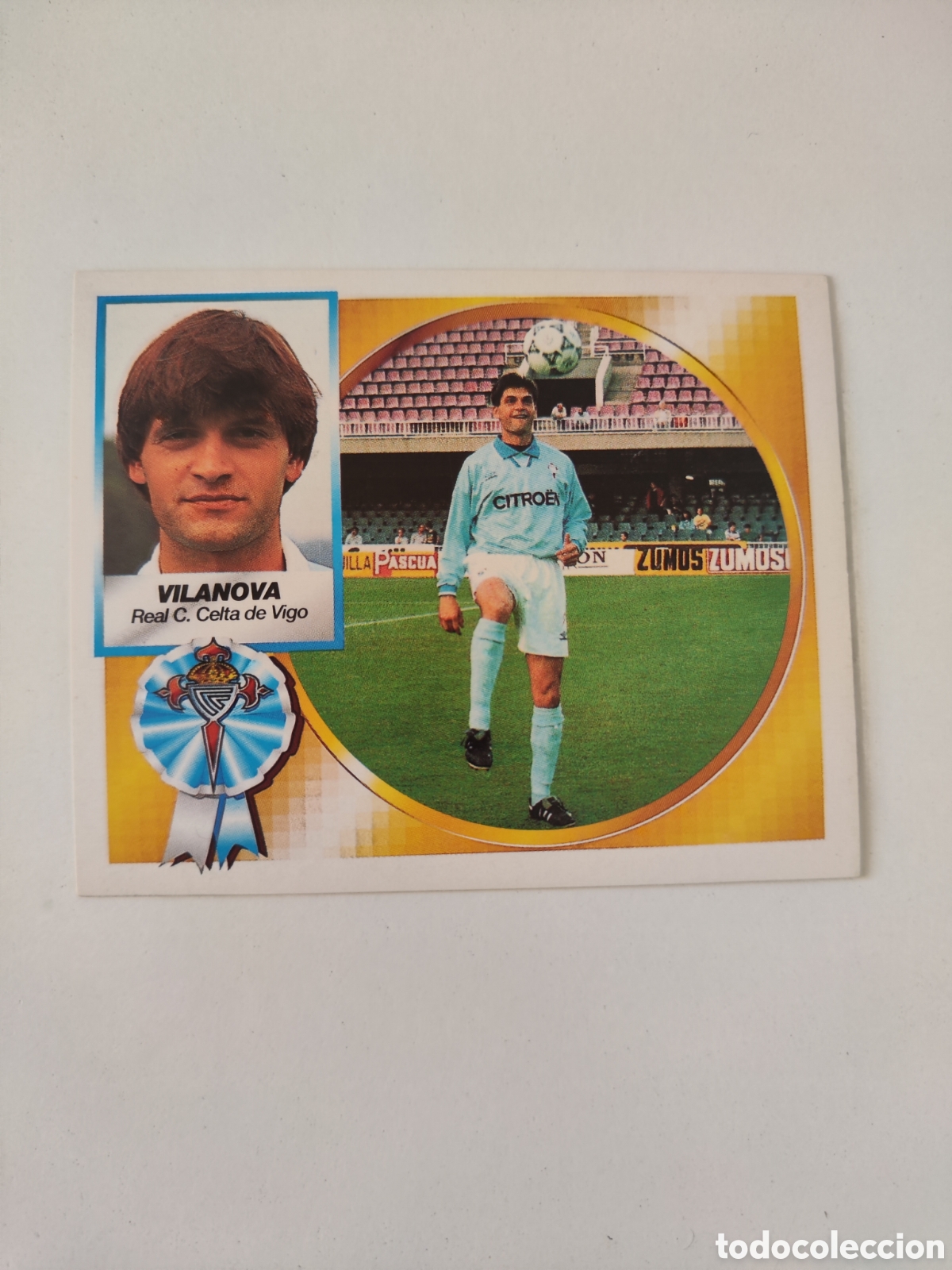 Cromos de F&uacute;tbol: Este 94 95 nuevo sin pegar impecable Celta Vigo Tito Vilanova