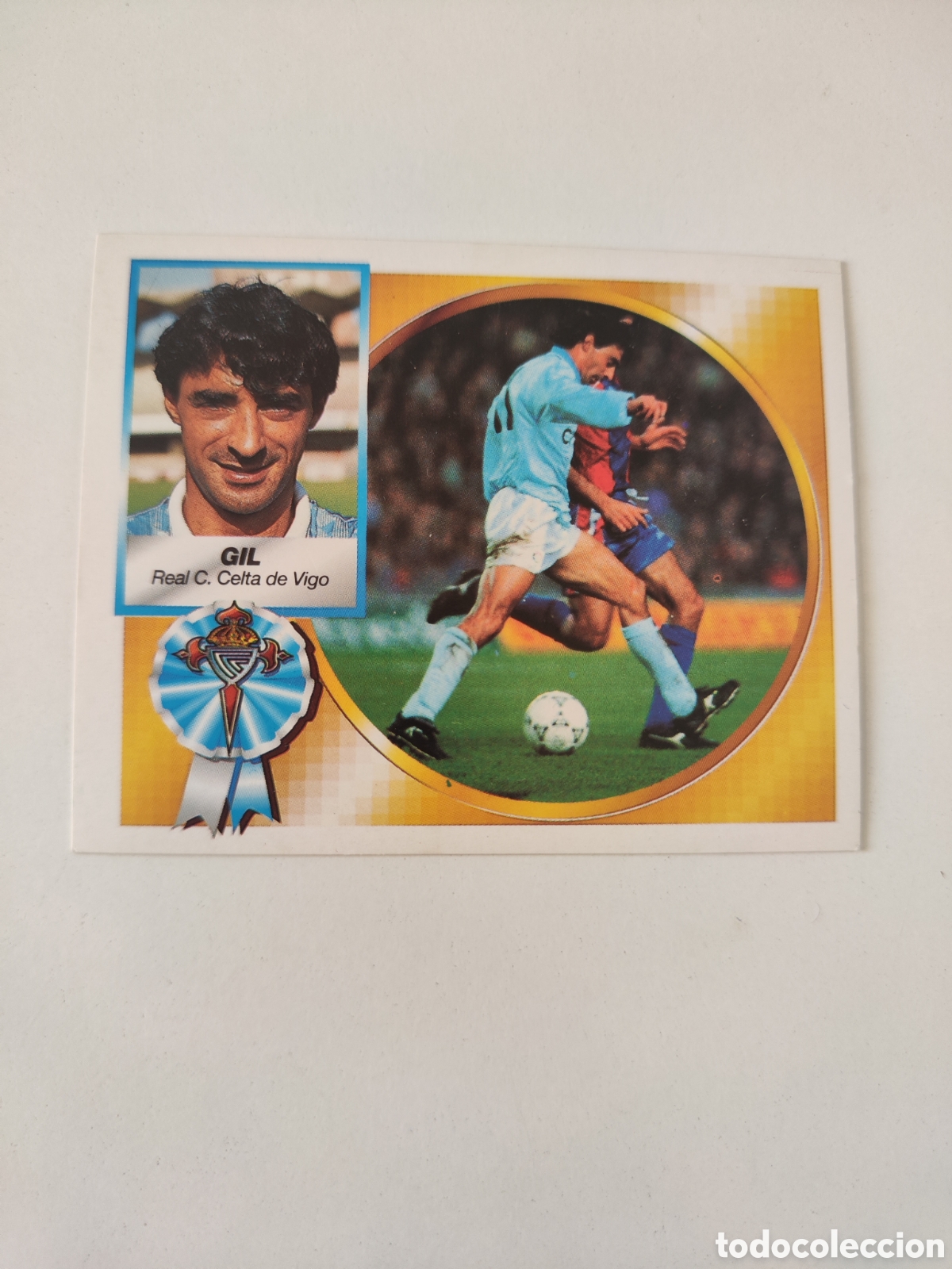 Cromos de F&uacute;tbol: Este 94 95 nuevo sin pegar impecable Celta Vigo Gil