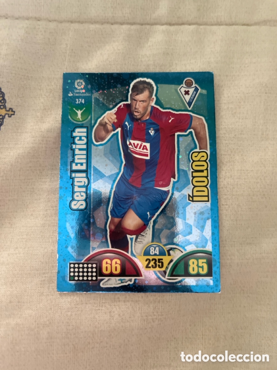 Cartes &agrave; collectionner de Football: Adrenalyn XL 2017 2018 17 18 Sergi Enrico Eibar &Iacute;dolos