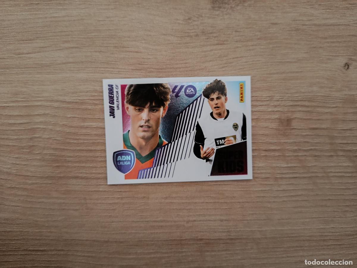 Fu&szlig;ball-Sticker: CROMO DE F&Uacute;TBOL PANINI JAVI GUERRA SUPER KIDS VALENCIA SIN PEGAR NUNCA PEGADO 25 26 2025 2026