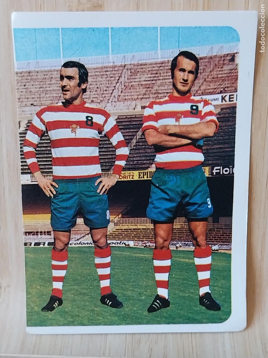 Cromos de F&uacute;tbol: PORTA Y LORENZO GRANADA LIGA 1975 75 76 ED RUIZ ROMERO RUIROMER CROMO 72 SIN PEGAR NUNCA ORIGINAL