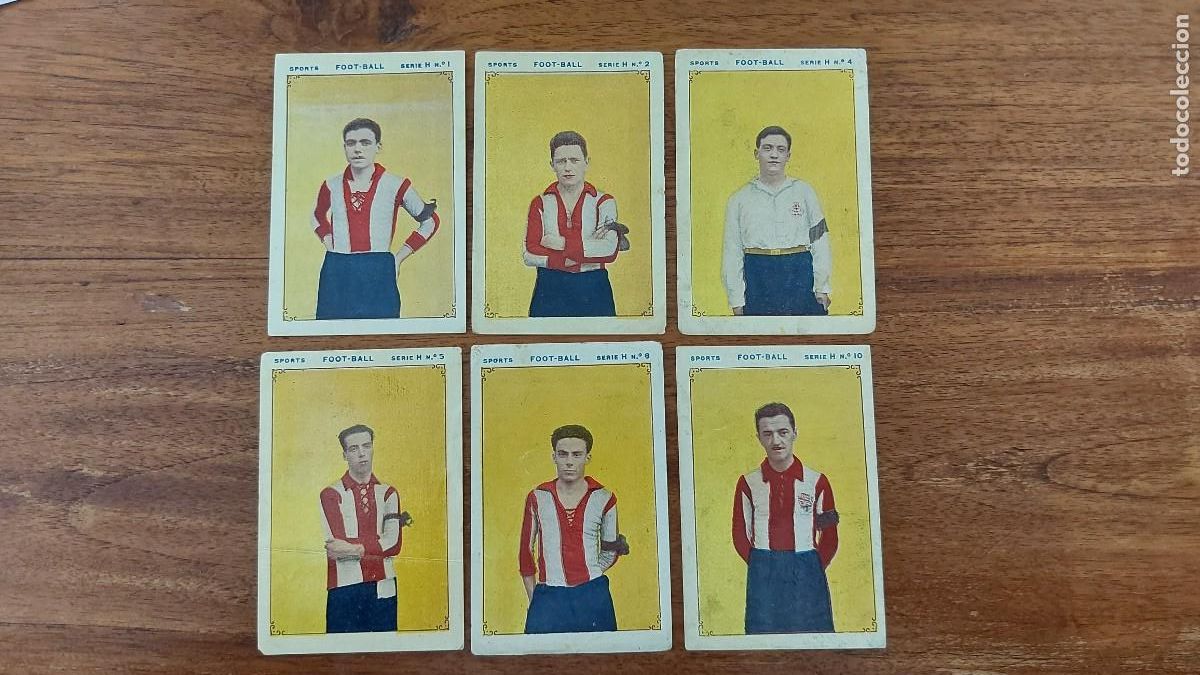 Football Stickers: F.C. MANRESA - 6 cromos diferentes - SPORTS FOOT-BALL Serie H Chocolates JUNCOSA