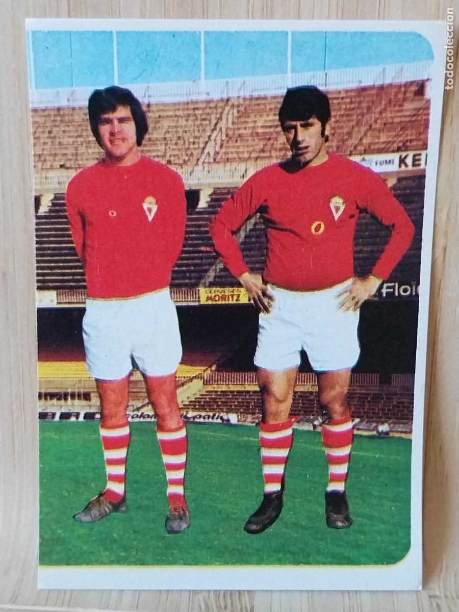 Cromos de F&uacute;tbol: J ANTONIO Y GODOY MURCIA LIGA 1975 75 76 ED ROMERO RUIZ CROMO 104 SIN PEGAR NUNCA ORIGINAL