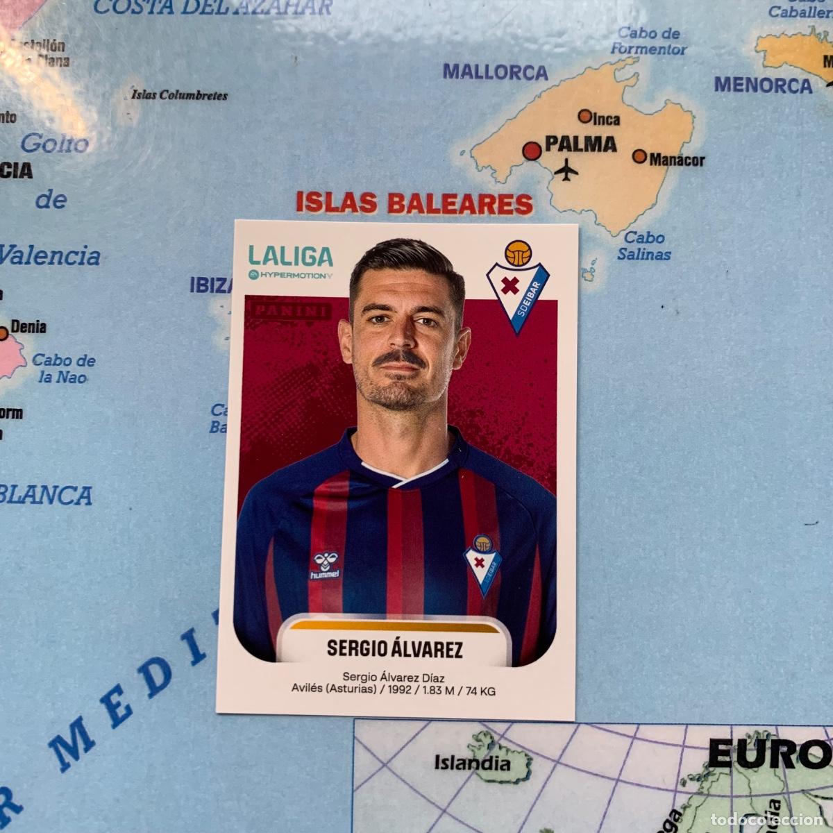 Fu&szlig;ball-Sticker: Sergio Alvarez n&uacute;mero 204 del Eibar cromo liga Hypermotion 25-26 2025-2026