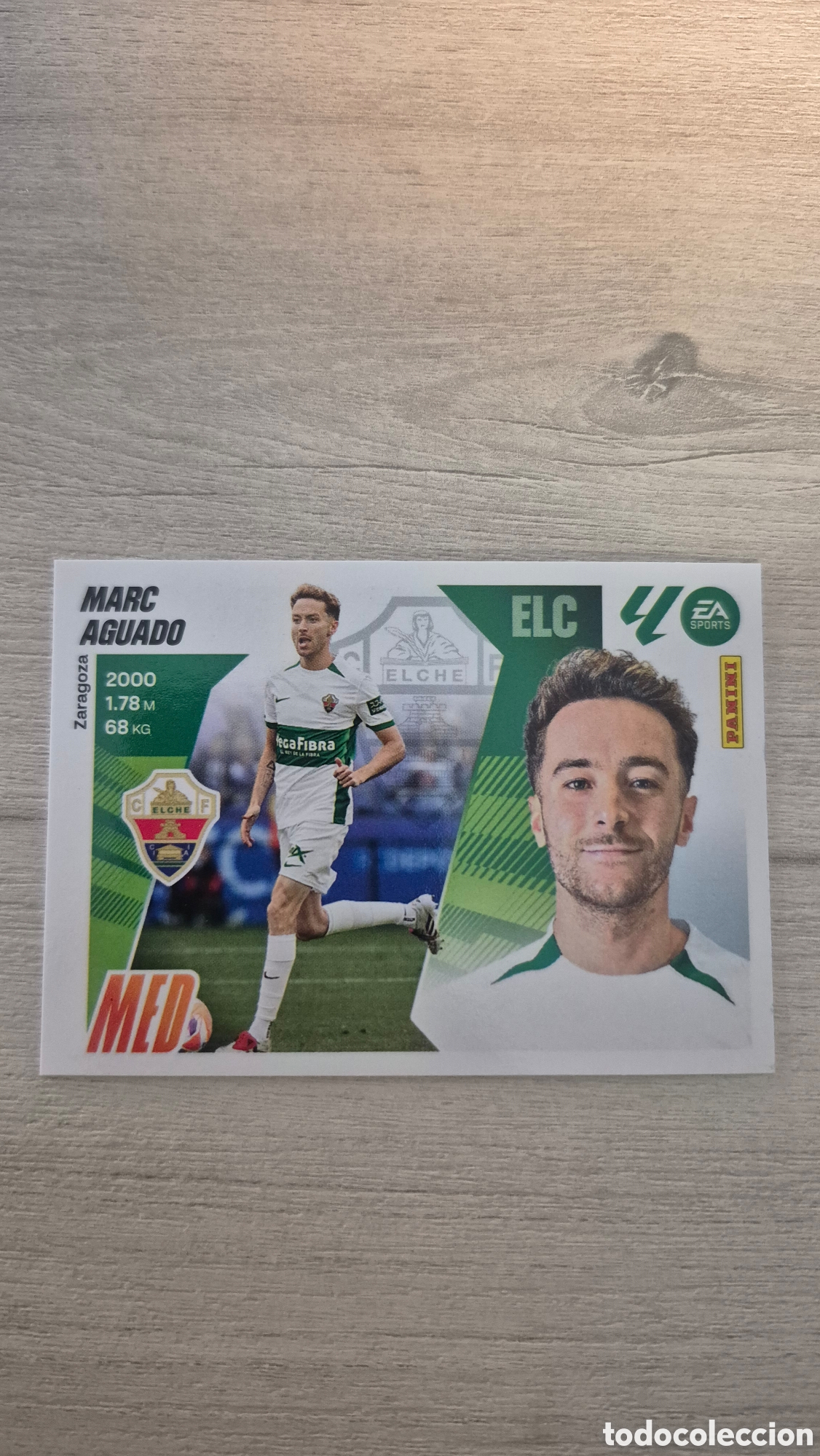 Fu&szlig;ball-Sticker: N&deg;12 Elche Marc Aguado Liga Este 25/26