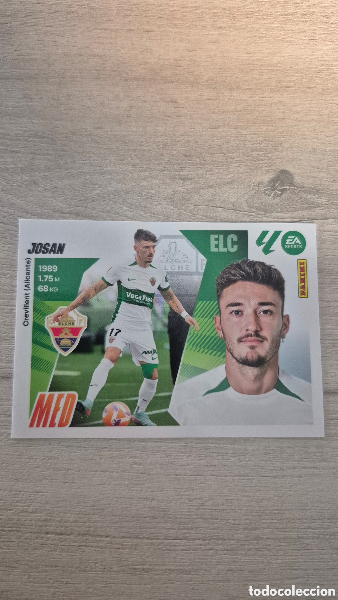 Fu&szlig;ball-Sticker: N&deg;15A Elche Josan Liga Este 25/26