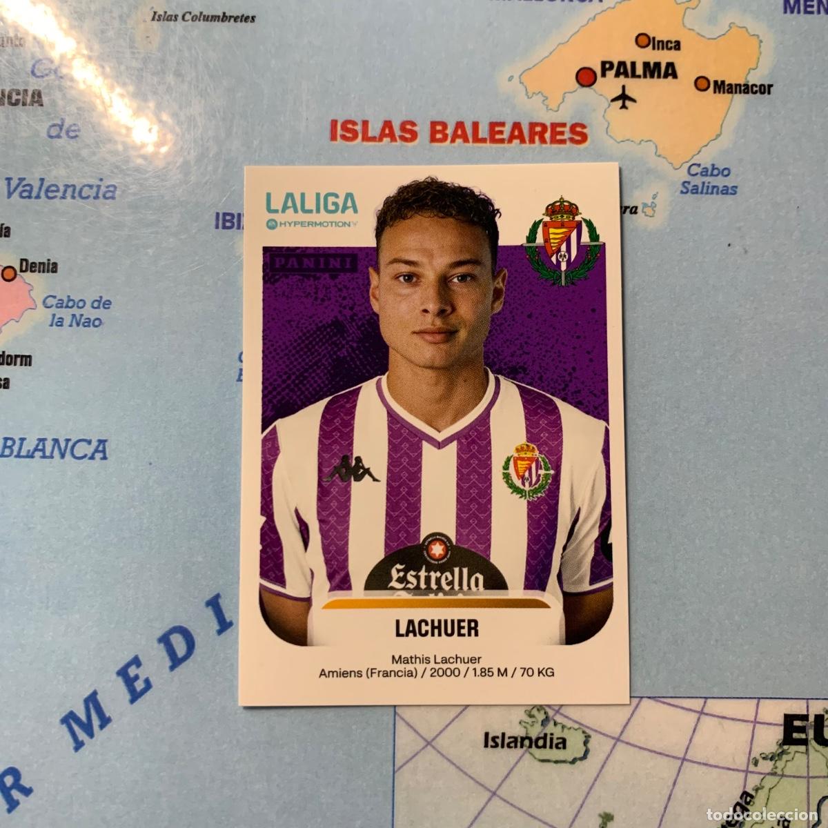 Cromos de f&uacute;tbol: Lachuer n&uacute;mero 393 del Real Valladolid cromo liga Hypermotion 25-26 2025-2026