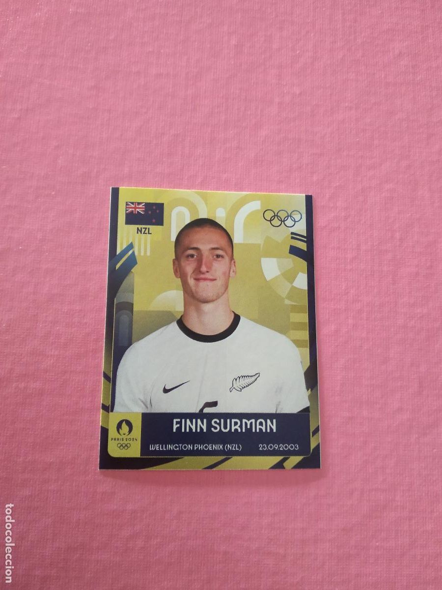 Cromos de F&uacute;tbol: FINN SURMAN NUEVA ZELANDA CROMO FUTBOL JUEGOS OLIMPICOS JJOO 2024 BLACK HORSE