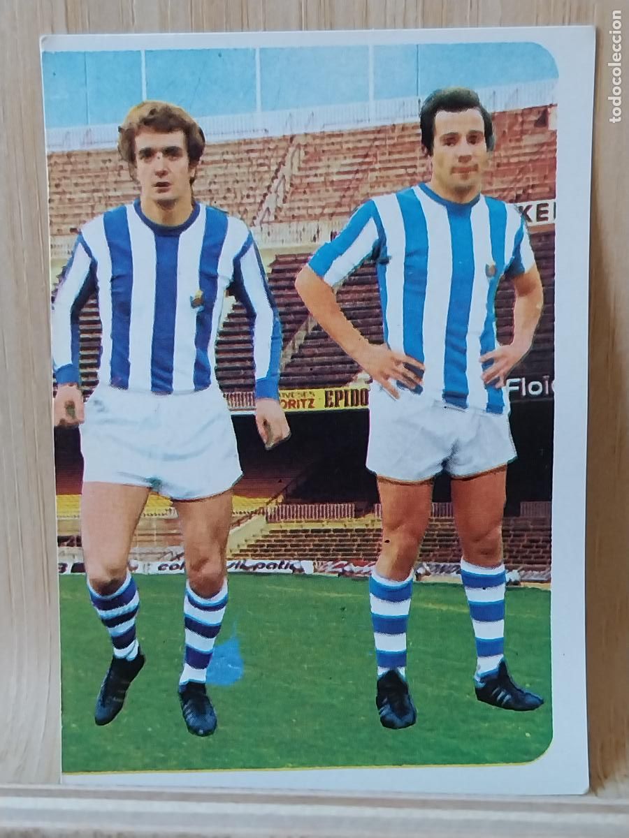 Cromos de F&uacute;tbol: BORONAT ARAQUISTAIN SOCIEDAD ** LIGA 1975 75 76 ED ROMERO RUIZ CROMO 120 * SIN PEGAR NUNCA ORIGINAL