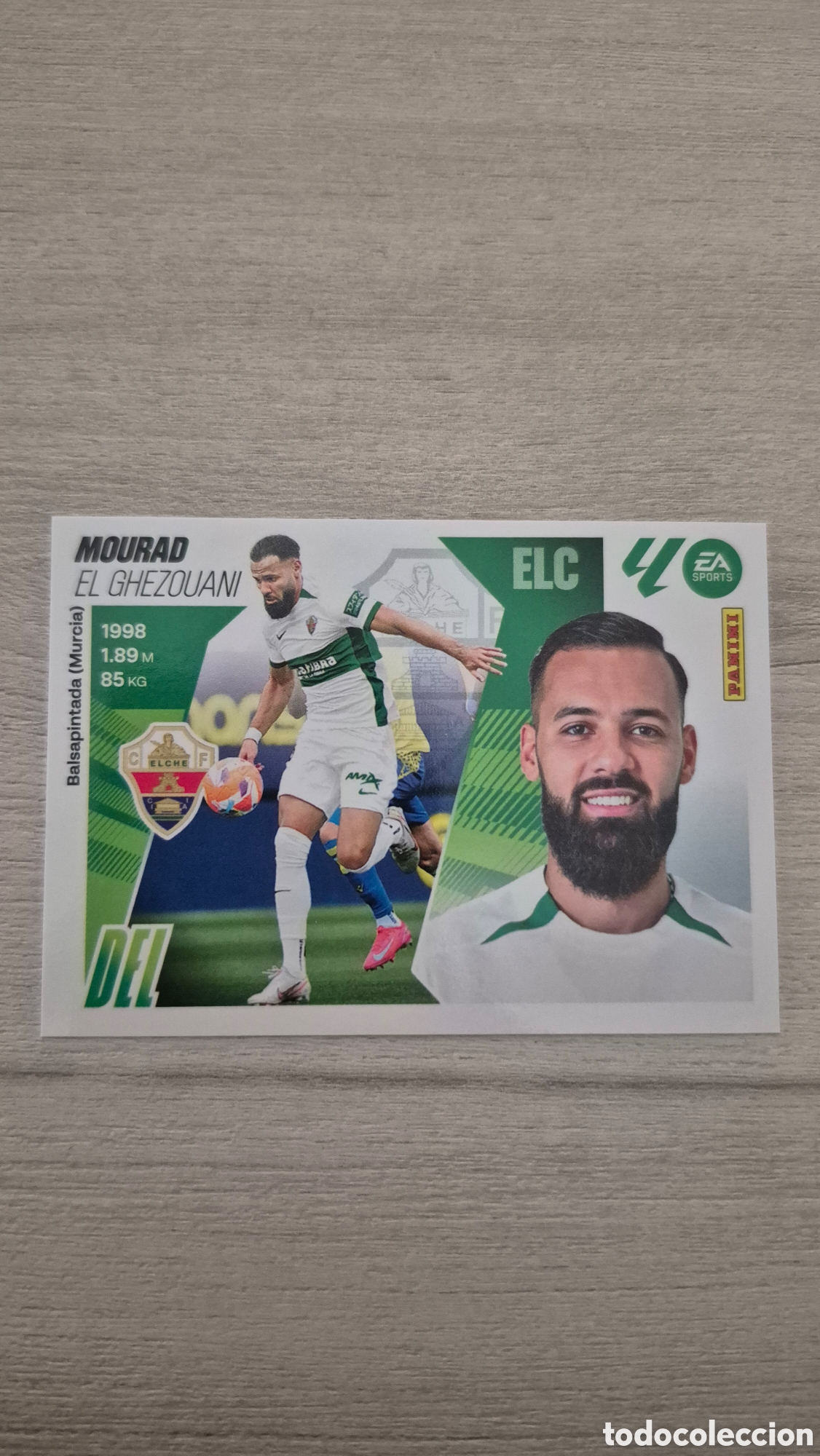 Cromos de Futebol: N&deg;20 Elche Mourad Liga Este 25/26