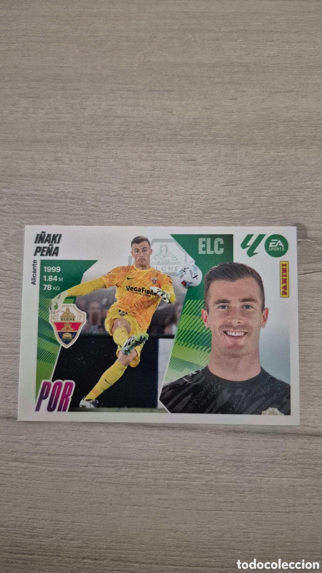 Fu&szlig;ball-Sticker: N&deg;4Bis Elche I&ntilde;aki Pe&ntilde;a Liga Este 25/26
