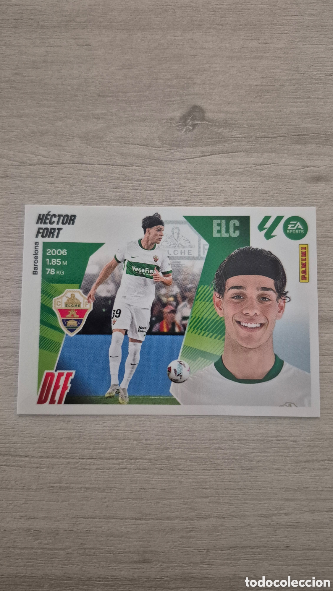 Figurine di Calcio: N&deg;6Bis Elche H&eacute;ctor Fort Liga Este 25/26