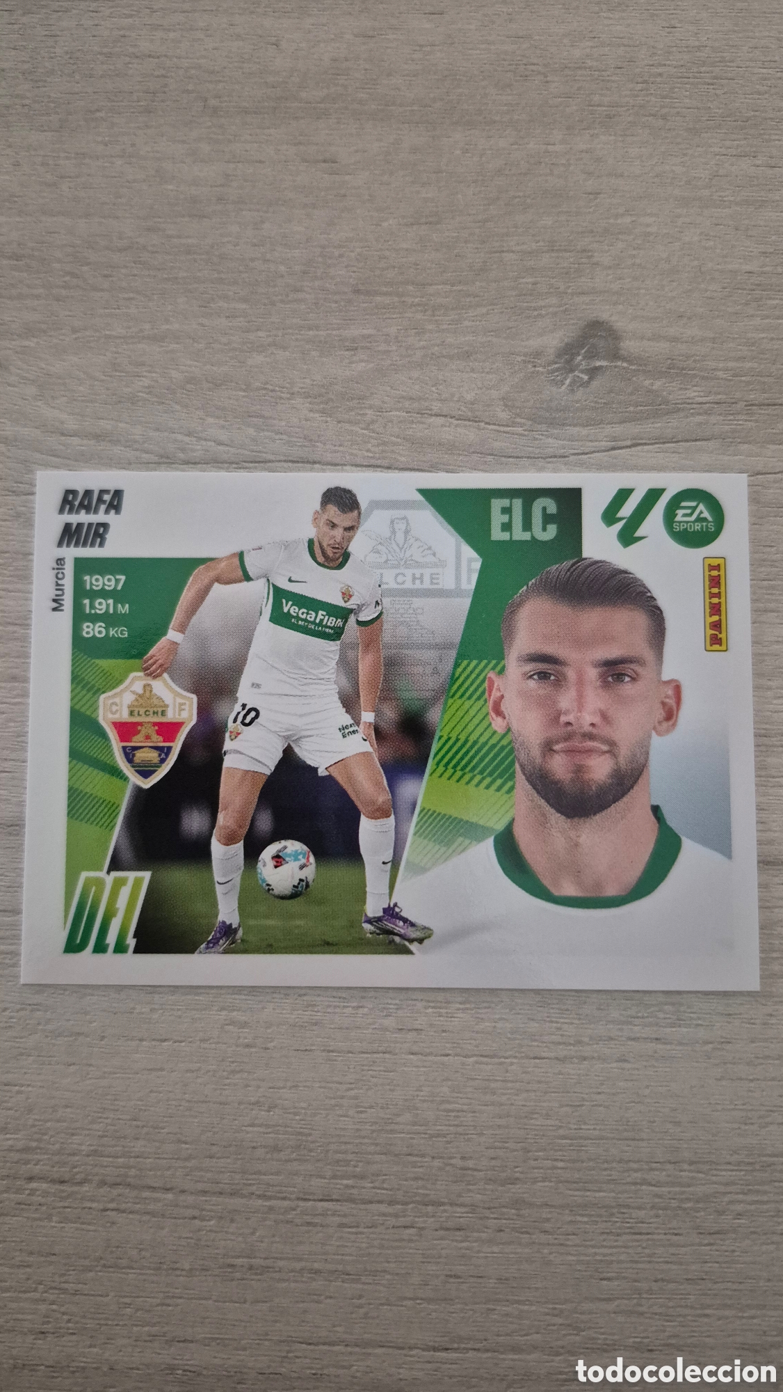 Figurine di Calcio: N&deg;17Bis Elche Rafa Mir Liga Este 25/26