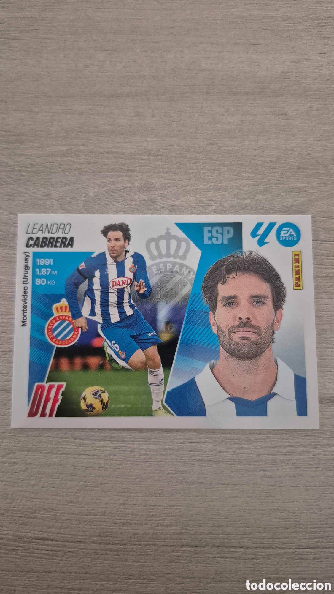 Figurine di Calcio: N&deg;6 Espanyol Cabrera Liga Este 25/26