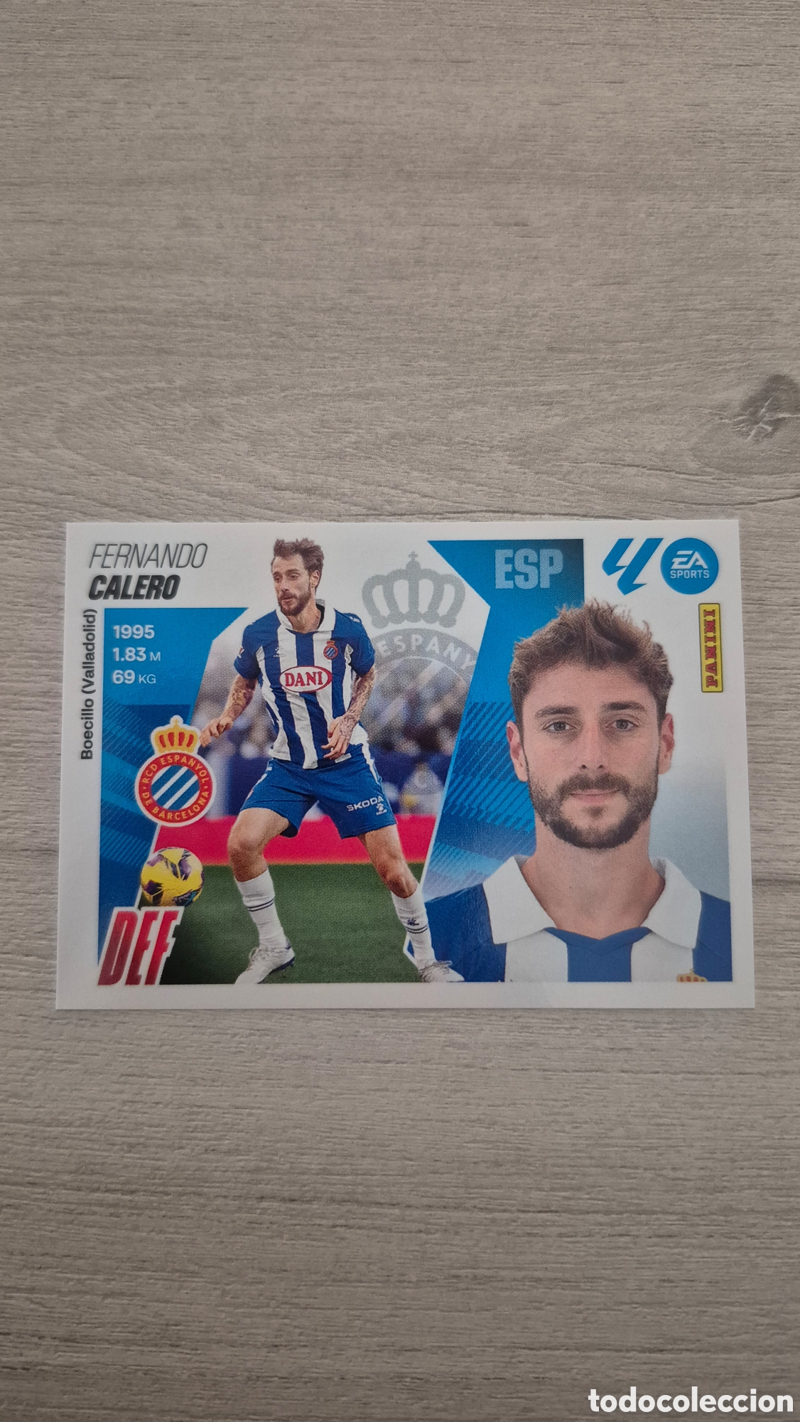 Fu&szlig;ball-Sticker: N&deg;7 Espanyol Calero Liga Este 25/26