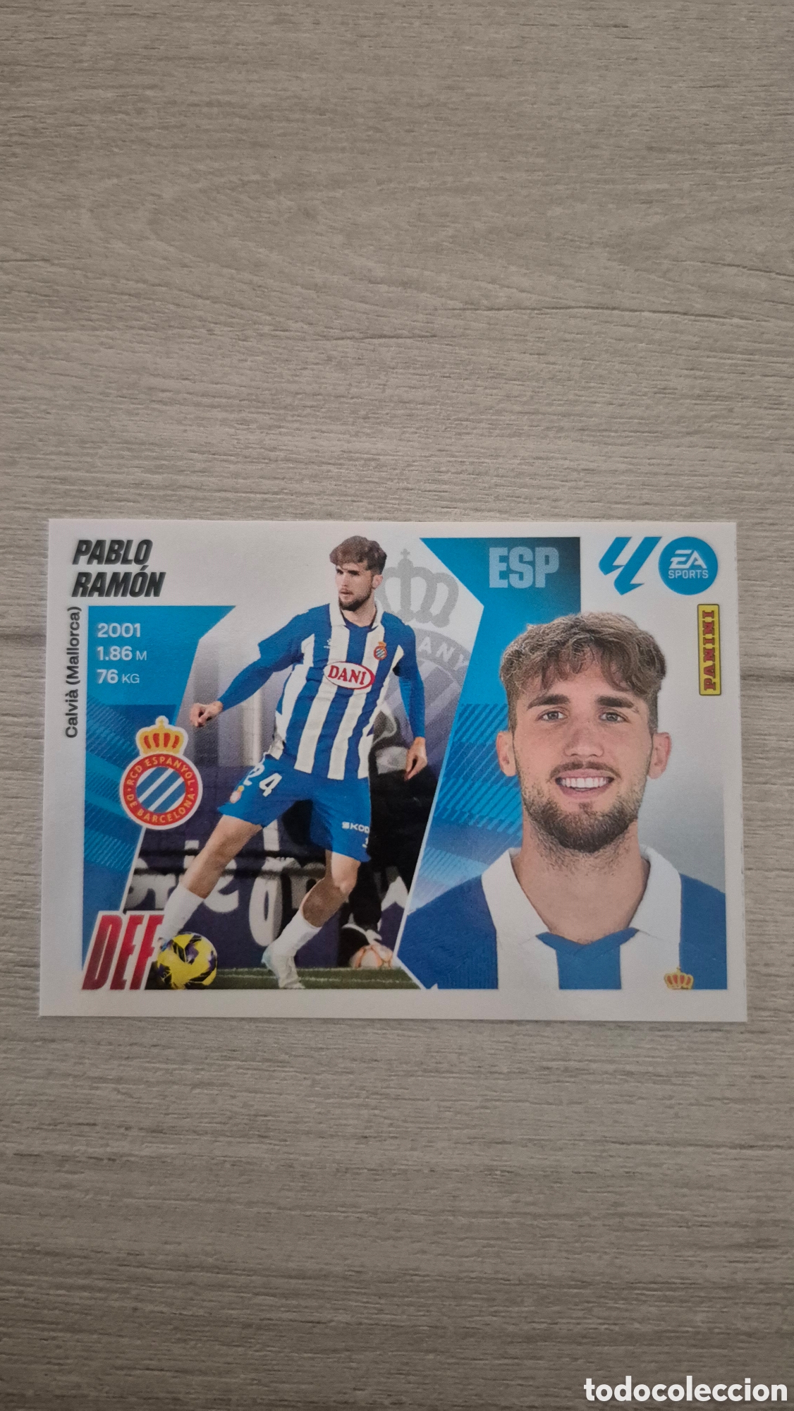 Figurine di Calcio: N&deg;8 Espanyol Pablo Duran Liga Este 25/26