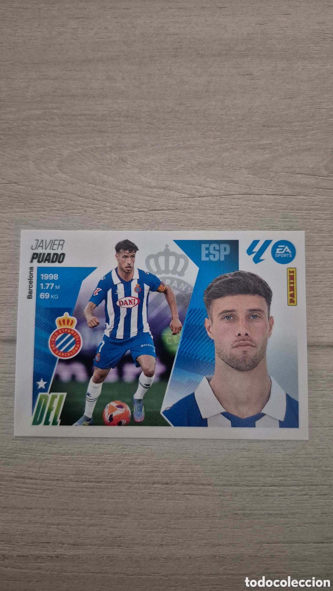 Cromos de Futebol: N&deg;19 Espanyol Puado Liga Este 25/26