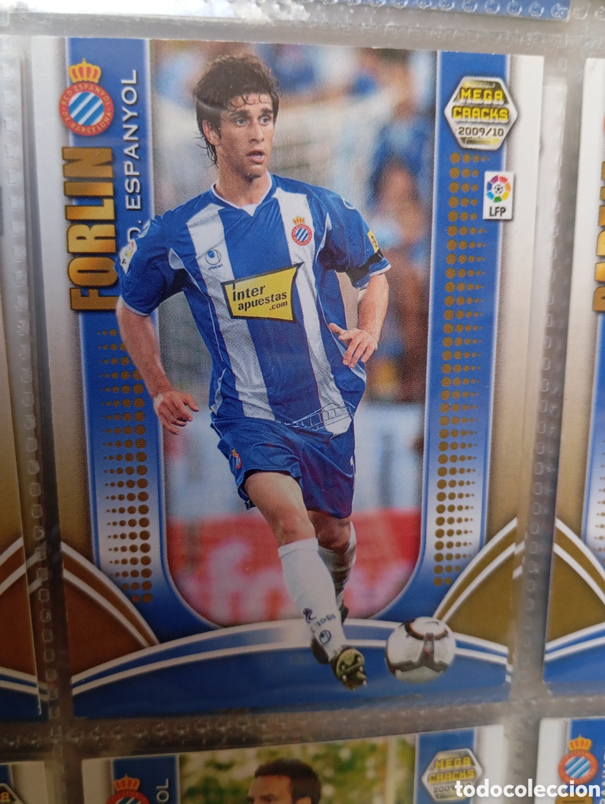 Cromos de Futebol: PAREJA RCD ESPANYOL Cromo ficha de futbol Megacracks 2009-2010 MGK 09-10 PANINI