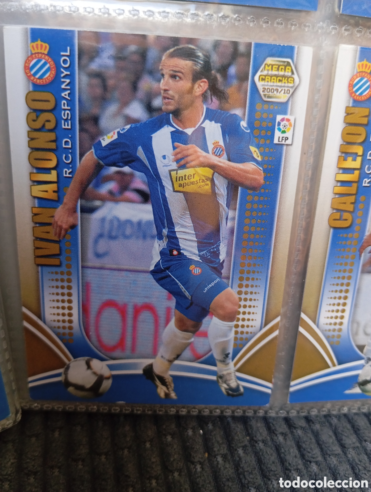 Cromos de Futebol: IVAN ALONSO RCD ESPANYOL Cromo ficha de futbol Megacracks 2009-2010 MGK 09-10 PANINI
