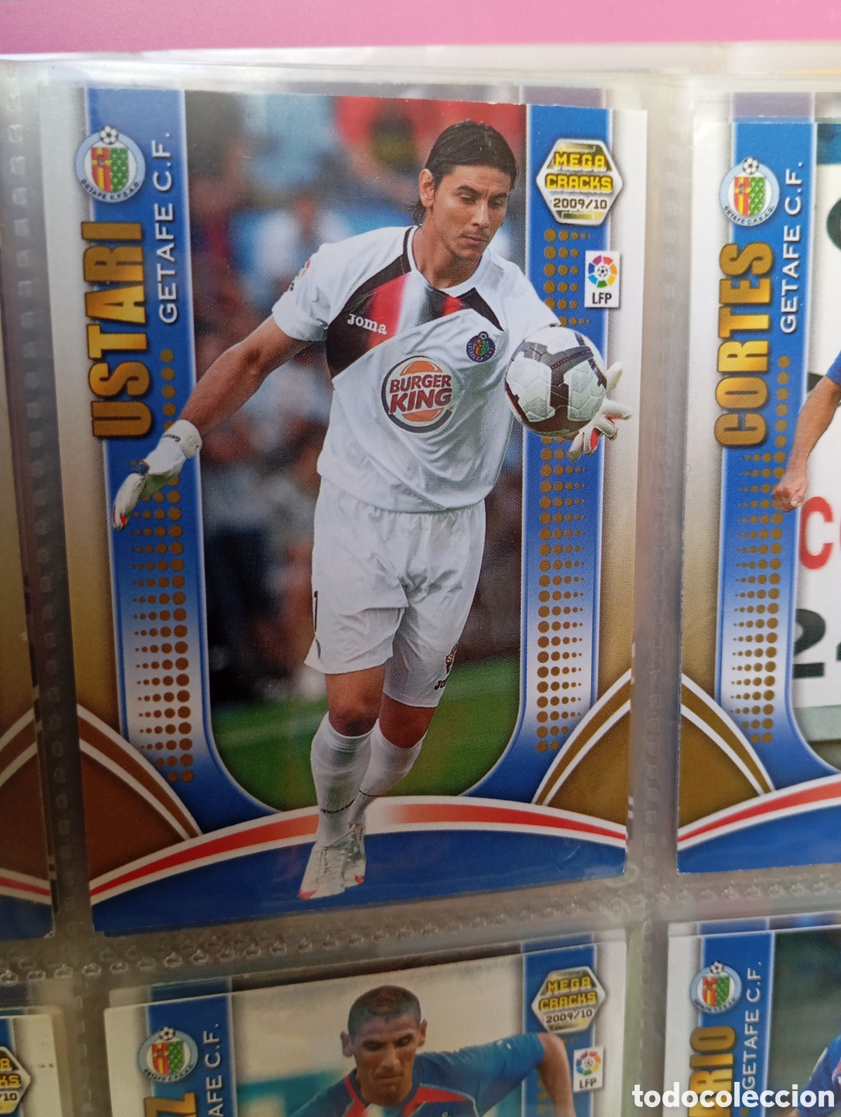 Football Stickers: USTARI GETAFE CF Cromo ficha de futbol Megacracks 2009-2010 MGK 09-10 PANINI