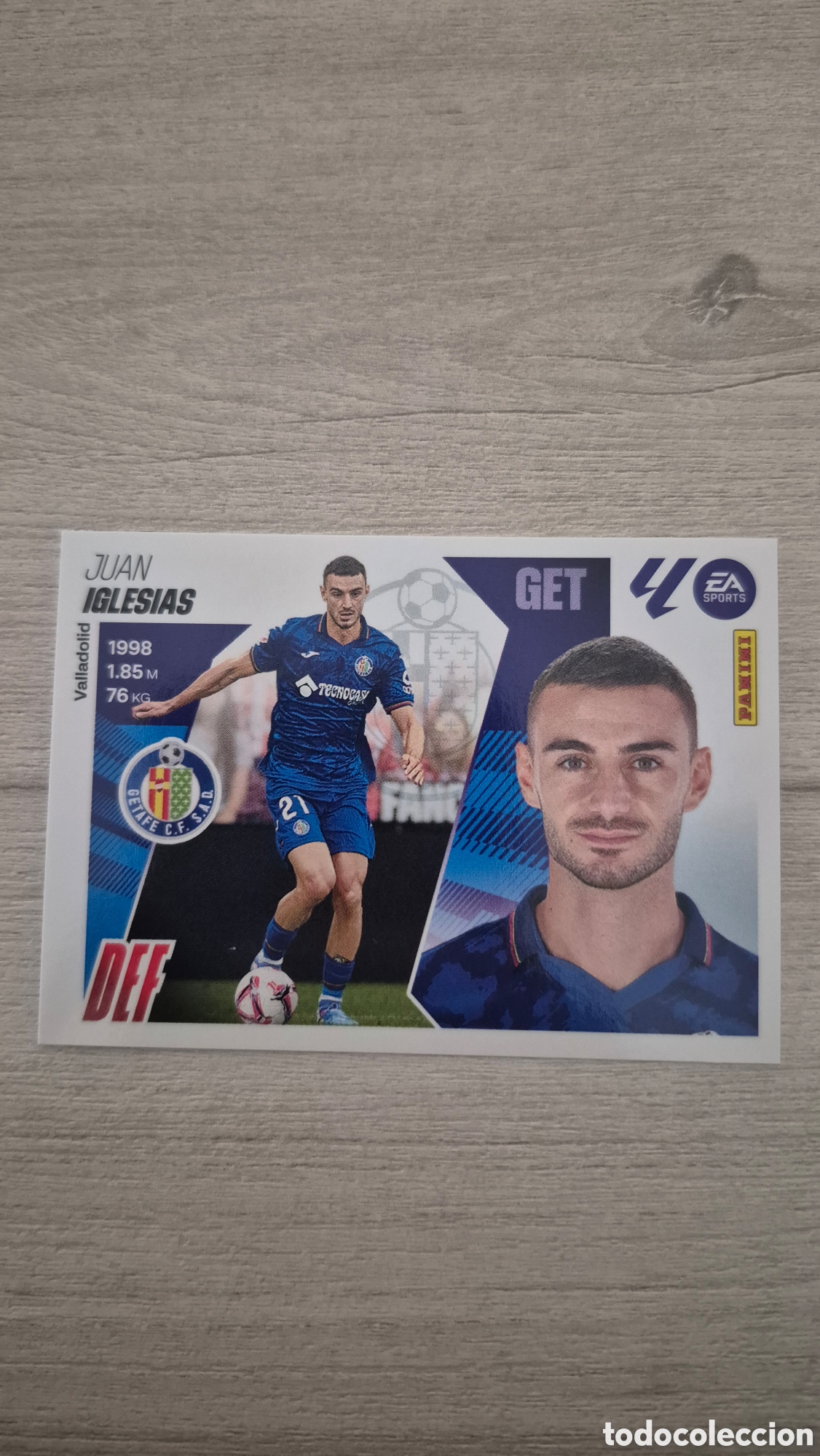 Figurine di Calcio: N&deg;5 Getafe Iglesias Liga Este 25/26