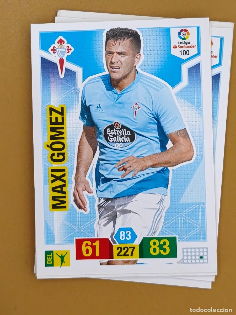 Cromos de f&uacute;tbol: maxi gomez, adrenalyn 2018 19 - Foto 1