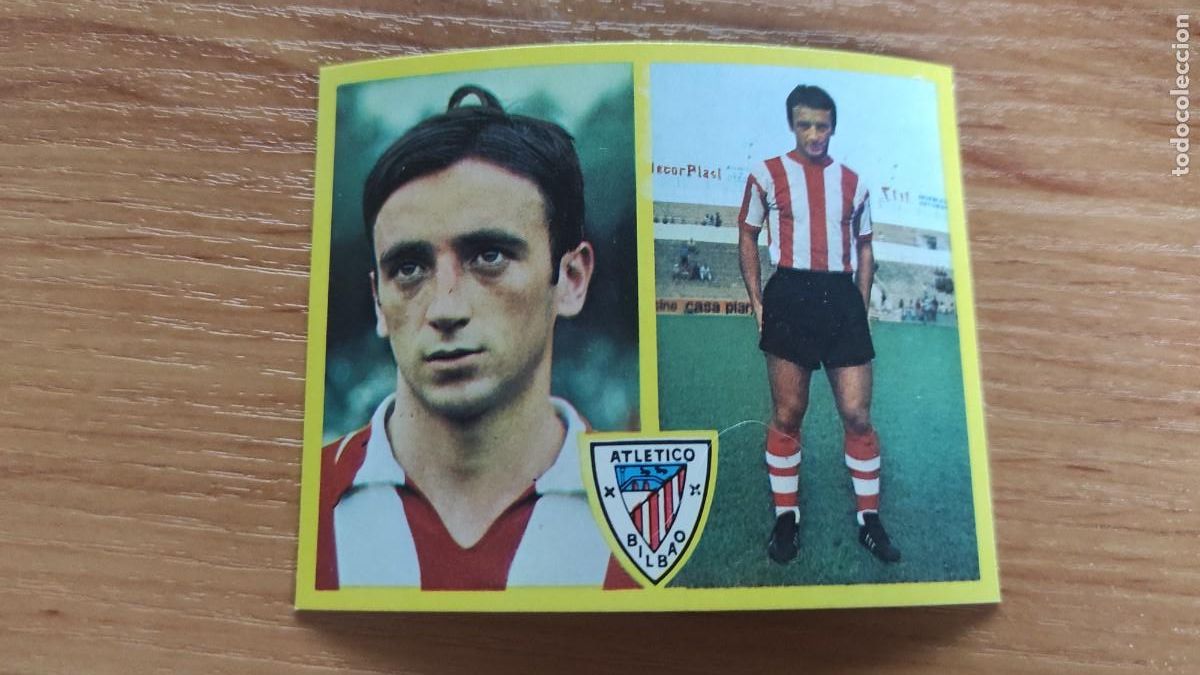 Figurine di Calcio: Cromo Este 1972 1973. 72 73 Sin pegar Ortuondo A. Bilbao