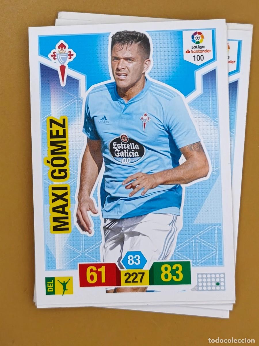 Cromos de f&uacute;tbol: maxi gomez, adrenalyn 2018 19 - Foto 1
