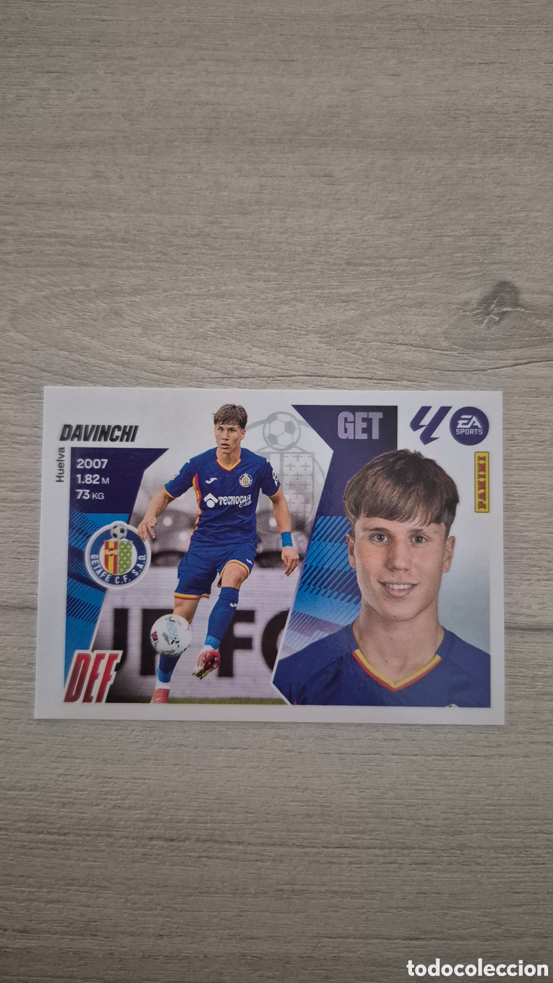 Fu&szlig;ball-Sticker: N&deg;6B Getafe Davinchi Liga Este 25/26