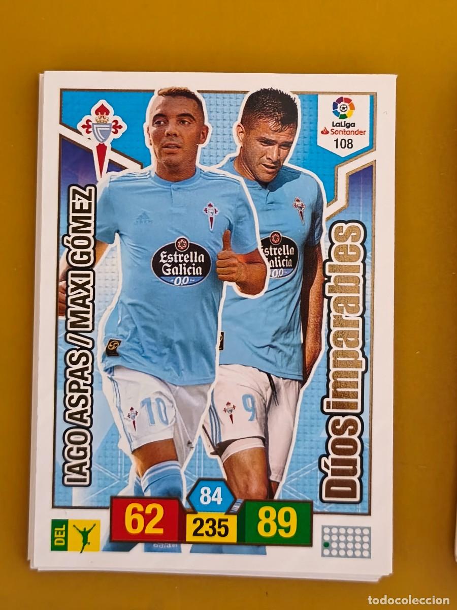 Cromos de f&uacute;tbol: duos imparables celta, adrenalyn 2018 19 - Foto 1