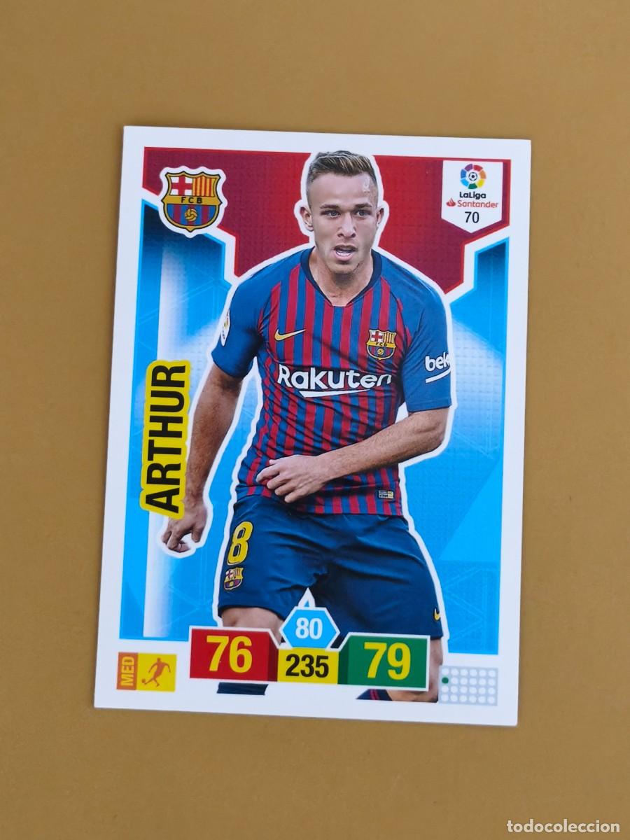 Cromos de f&uacute;tbol: arthur, adrenalyn 2018 19 - Foto 1