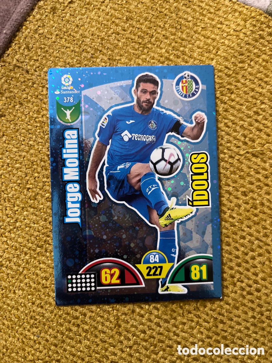 Cartes &agrave; collectionner de Football: Adrenalyn XL 2017 2018 17 18 Jorge Molina Getafe &Iacute;dolos