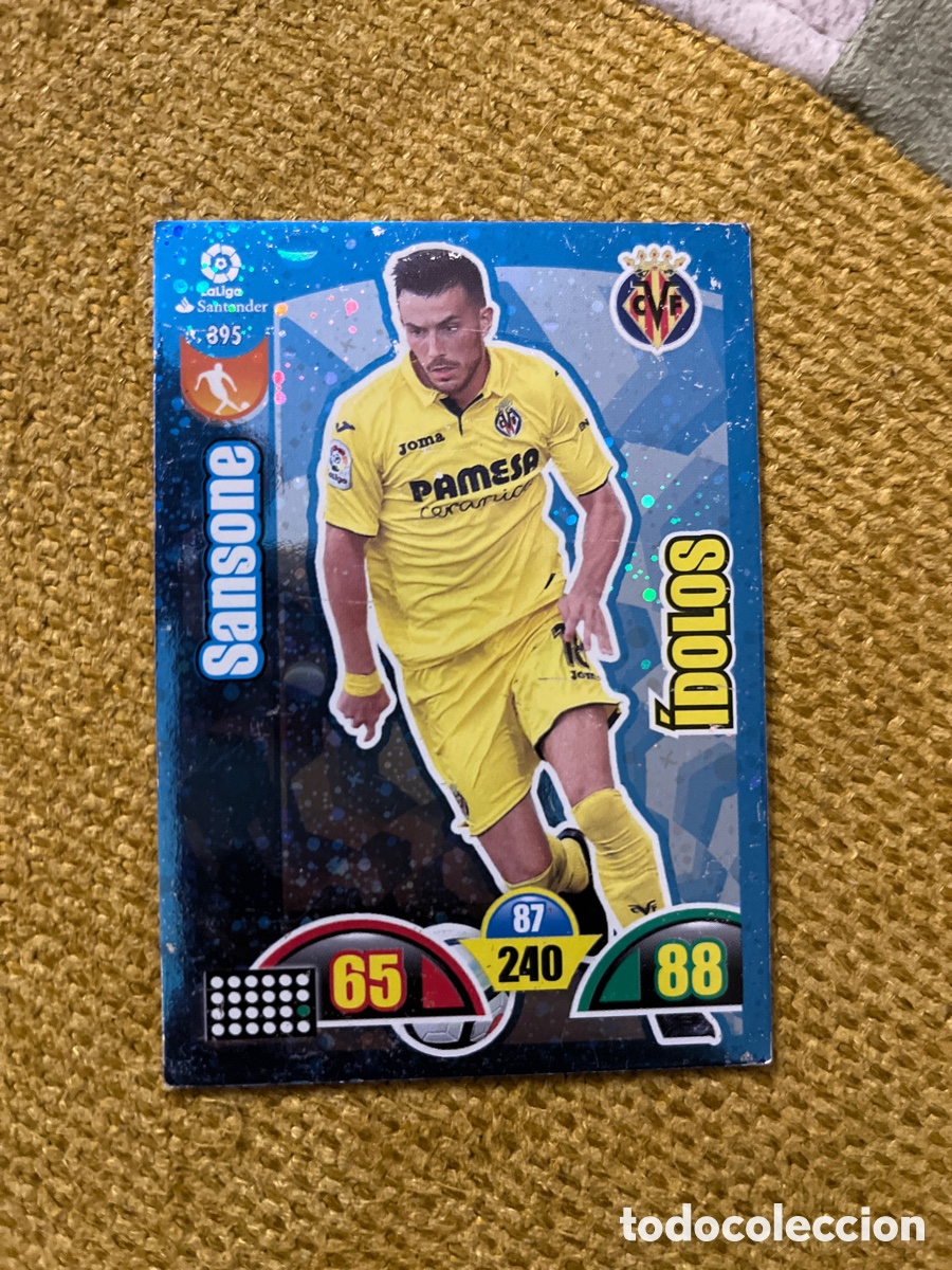 Cartes &agrave; collectionner de Football: Adrenalyn XL 2017 2018 17 18 Sansone Villarreal &Iacute;dolos