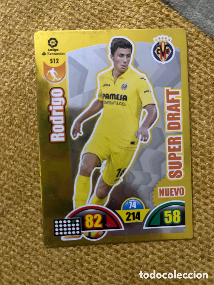 Cartes &agrave; collectionner de Football: Adrenalyn XL 2017 2018 17 18 Rodri Villarreal S&Uacute;PER Draft