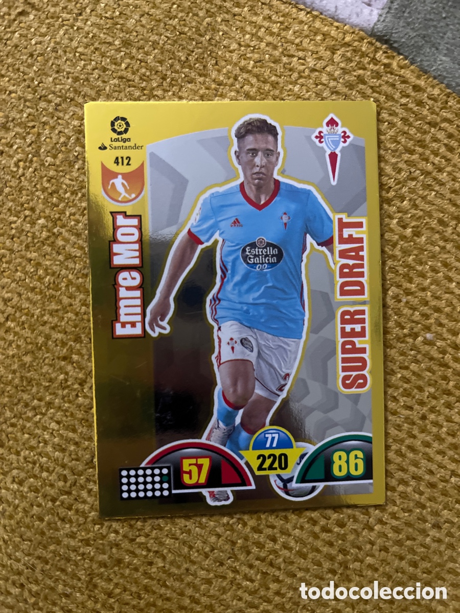 Cromos de F&uacute;tbol: Adrenalyn XL 2017 2018 17 18 EMRE MOR Celta de Vigo s&uacute;per draft