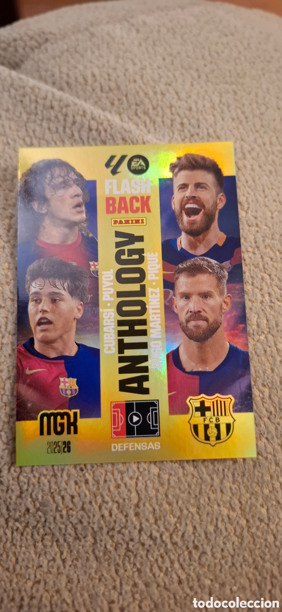 Cromos de f&uacute;tbol: 439 FLASH BACK ANTHOLOGY. FC BARCELONA. MEGACRACKS 2025-26. PANINI