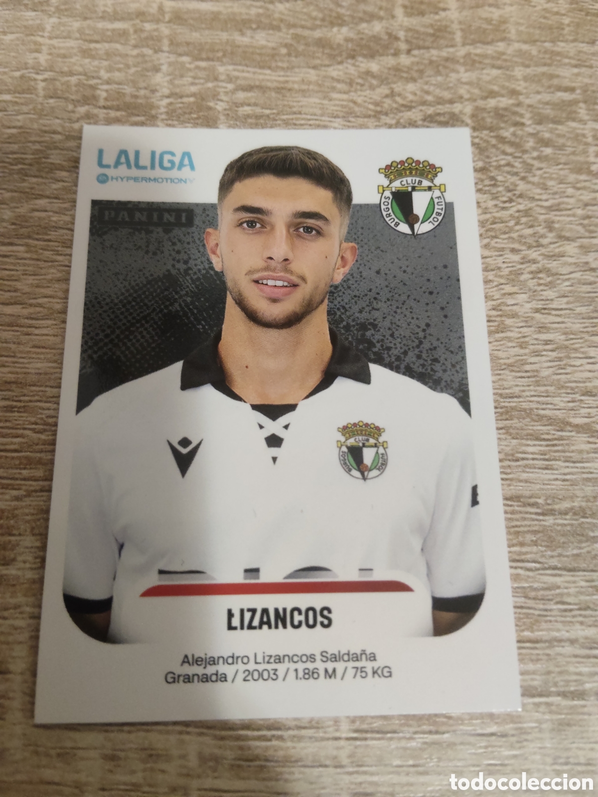 Cromos de f&uacute;tbol: Panini la liga Hypermotion 2025 2026 25 26 64 A Lizancos Burgos