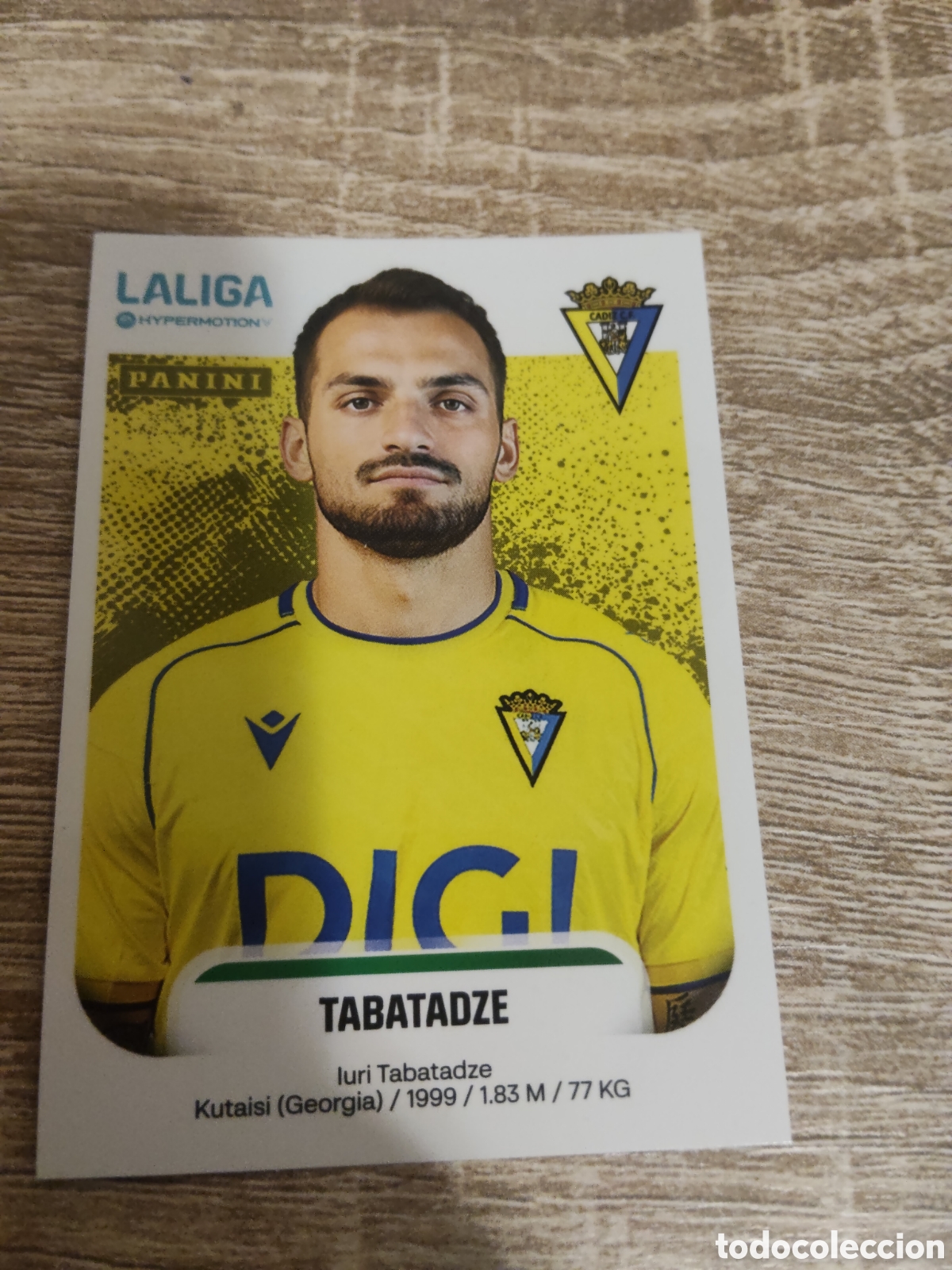 Cromos de f&uacute;tbol: Panini la liga Hypermotion 2025 2026 25 26 93 A Tabatadze C&aacute;diz
