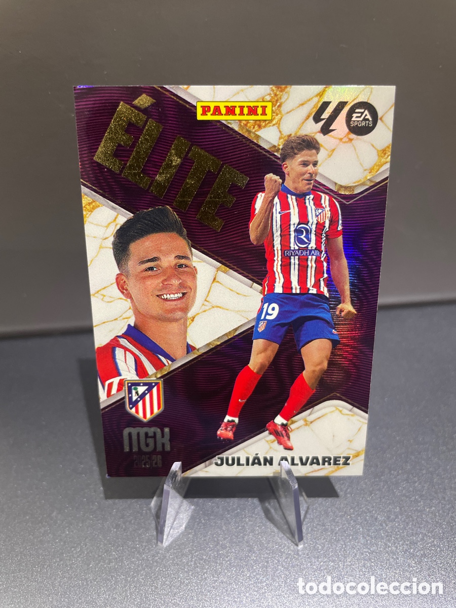 Cromos de f&uacute;tbol: Julian Alvarez 8 Elite Panini MGK 2025-26 Atletico de Madrid