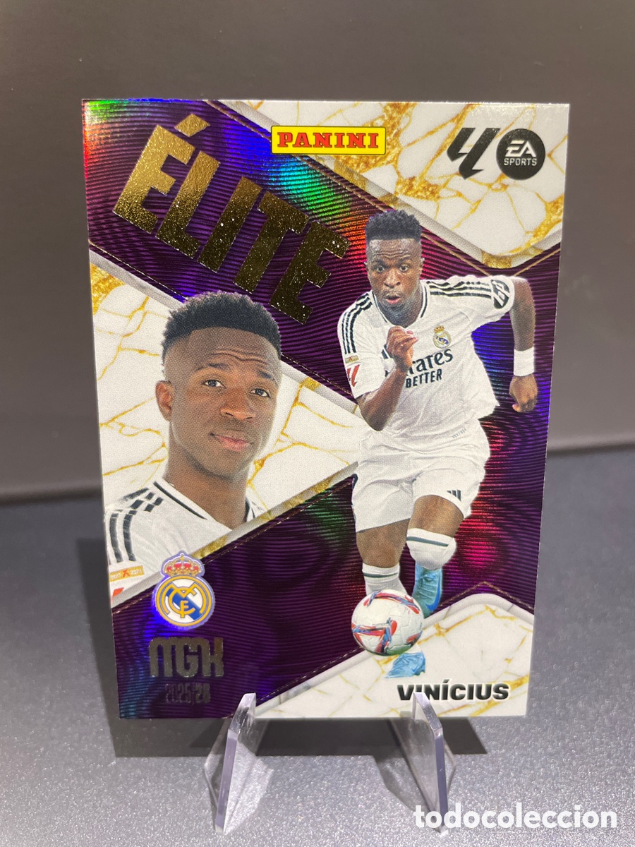 Cromos de f&uacute;tbol: Vinicius 18 Elite Panini MGK 2025-26 Real Madrid
