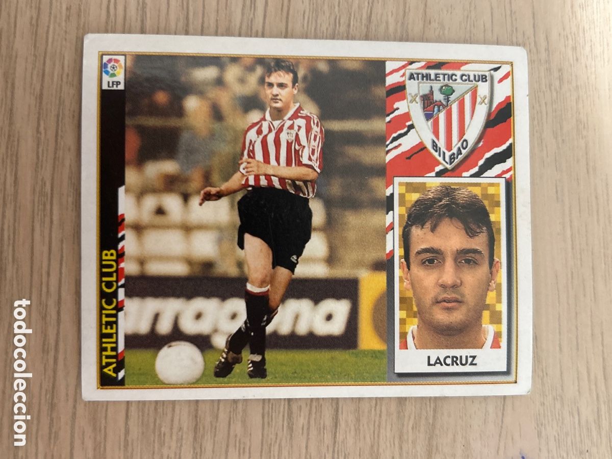 Figurine di Calcio: LACRUZ ATHLETIC DE BILBAO COLOCA LIGA ESTE 1997 1998 97 98 NUNCA PEGADO SIN PEGAR