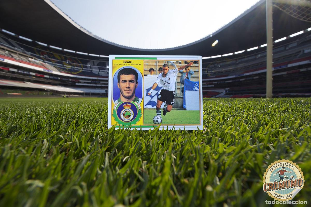 Cromos de Futebol: I&ntilde;aki - Racing de Santander - 1996 1997 96 97 - Cromo Ediciones Este - Nunca Pegado