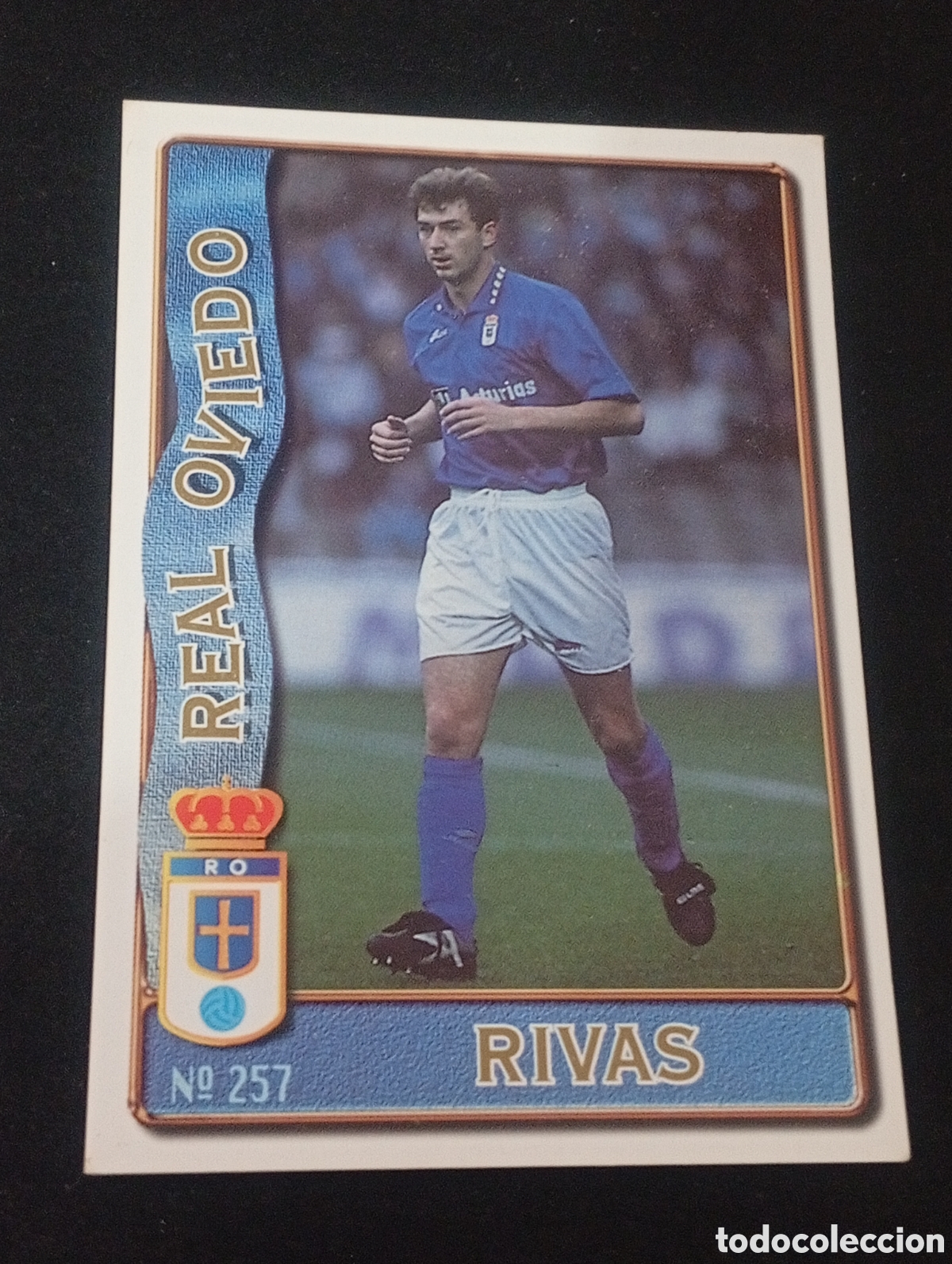 Football Stickers: 257 RIVAS REAL OVIEDO MUNDICROMO 1996 1997 96 97 CROMOS PANINI TOPPS TCG FICHAS DE LA LIGA
