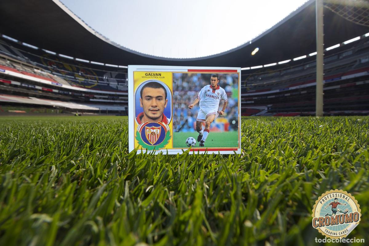 Cromos de Futebol: Galvan - Sevilla - 1996 1997 96 97 - Cromo Ediciones Este - Nunca Pegado