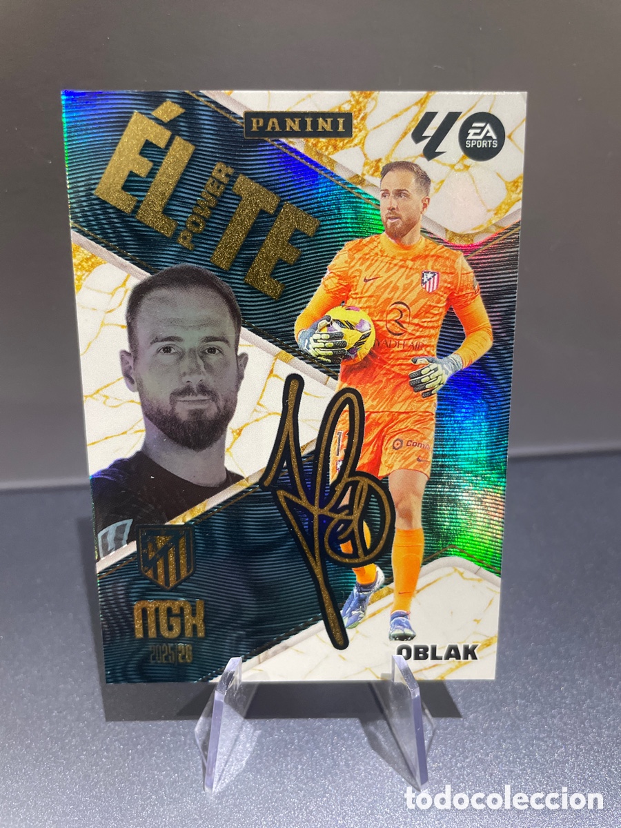 Cromos de F&uacute;tbol: Oblak P14 Elite Power Panini MGK 2025-26 Atletico de Madrid