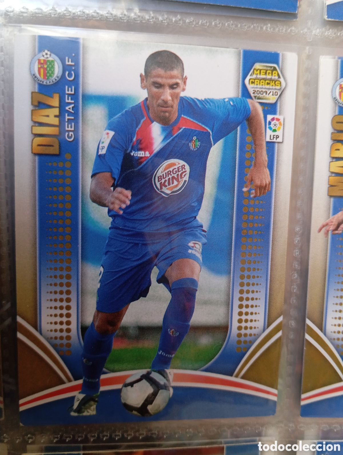 Cromos de Futebol: CATA DIAZ GETAFE CF Cromo ficha de futbol Megacracks 2009-2010 MGK 09-10 PANINI