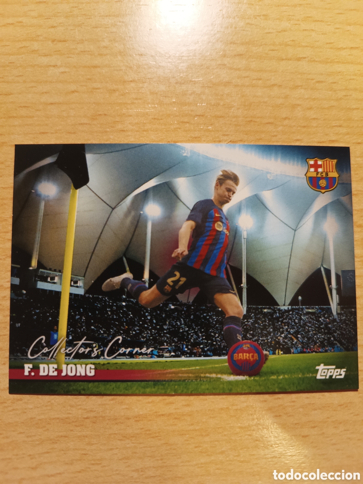 Cromos de Futebol: 37 FRENKIE DE JONG COLLECTOR'S CORNER FC BARCELONA TEAM SET 2025 2026 TOPPS 25 26